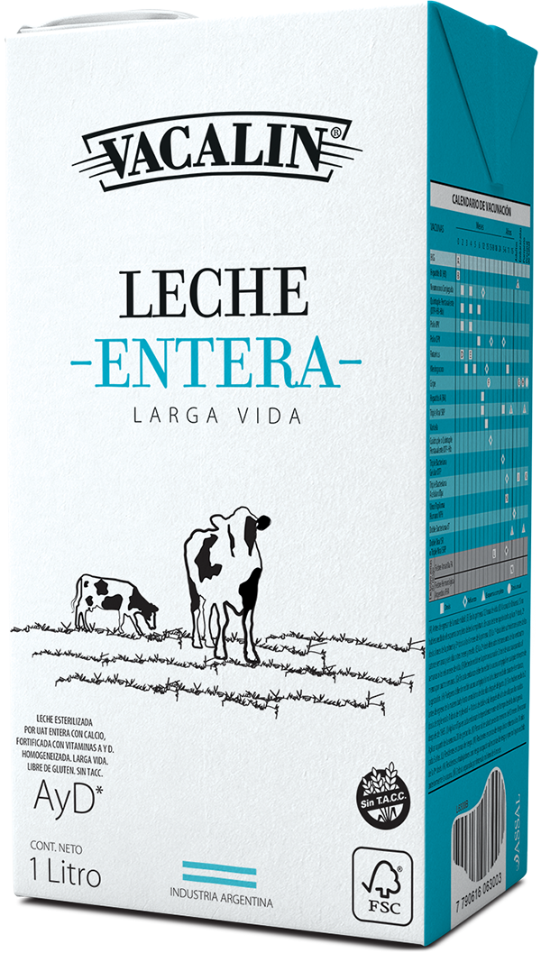 Leche Fluida Entera Larga Vida 1lts